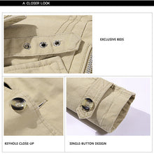 Load image into Gallery viewer, Winter Velvet Plus Thick Warm Military Style Outdoor Jacket Slim Fit Men Parkas Coat