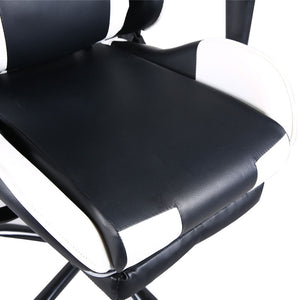 Swivel Chair Racing Gaming Chair Office Chair with Footrest Tier