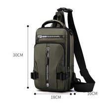 Load image into Gallery viewer, Men&#39;s Multifunctional Fashion Casual One Shoulder Messenger Bag
