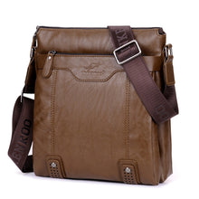 Load image into Gallery viewer, One Shoulder Men&#39;s Leather Bag Crossbody Business Briefcase