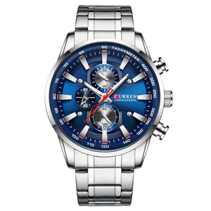Mens Watch Waterproof Quartz Watch Six-Hand