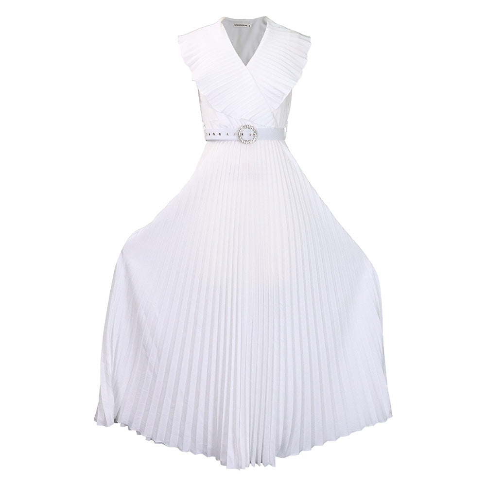 European And American Fashionable Ruffle Dress