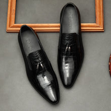 Load image into Gallery viewer, Formal Men Business Dress Pointed Toe Shoes Genuine Leather Mens