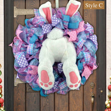 Load image into Gallery viewer, Easter bunny wreath