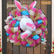 Load image into Gallery viewer, Easter bunny wreath