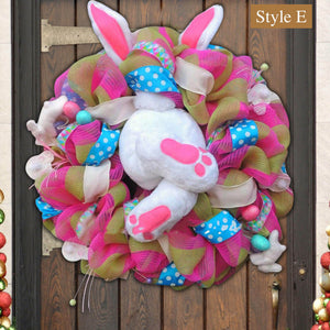 Easter bunny wreath