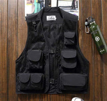 Load image into Gallery viewer, Multi-Pocket Fishing Hunting Vest