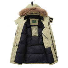 Load image into Gallery viewer, Winter Thick Warm Mid-long Length White Duck Down Parka