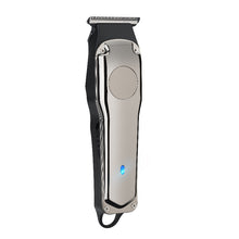 Load image into Gallery viewer, Hair Salon Engraving Push White Small Hair Clippers Retro Oil Head Electric Hair Clippers