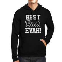 Load image into Gallery viewer, Best Dad Evah Unisex Black Graphic Hoodie Unique