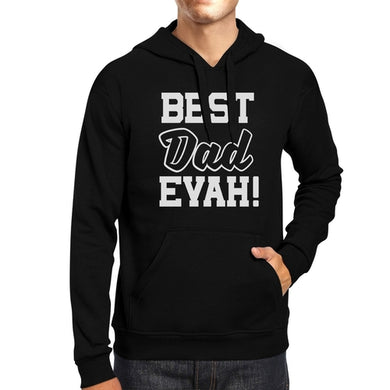 Best Dad Evah Unisex Black Graphic Hoodie Unique