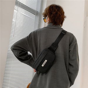 Waterproof Nylon Cloth Bag Street Casual Bag Multifunctional Chest Bag