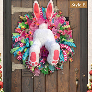 Easter bunny wreath
