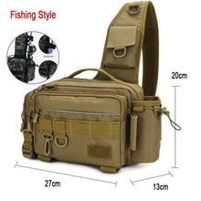 Load image into Gallery viewer, Fishing Single Shoulder Tackle Bag