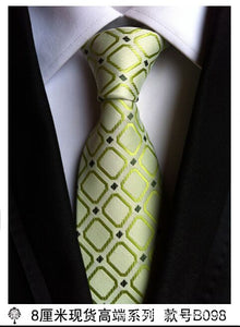 hot 100% silk plaid ties for men shirt wedding cravate pour homme jacquard woven necktie Party  gravata Business tie Formal lot