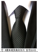 Load image into Gallery viewer, hot 100% silk plaid ties for men shirt wedding cravate pour homme jacquard woven necktie Party  gravata Business tie Formal lot