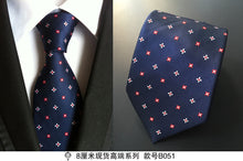 Load image into Gallery viewer, hot 100% silk plaid ties for men shirt wedding cravate pour homme jacquard woven necktie Party  gravata Business tie Formal lot
