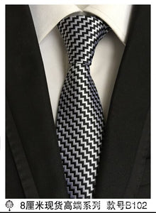 hot 100% silk plaid ties for men shirt wedding cravate pour homme jacquard woven necktie Party  gravata Business tie Formal lot