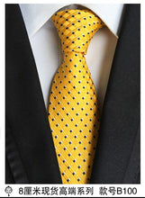 Load image into Gallery viewer, hot 100% silk plaid ties for men shirt wedding cravate pour homme jacquard woven necktie Party  gravata Business tie Formal lot