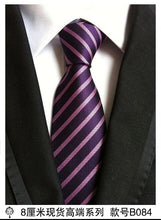 Load image into Gallery viewer, hot 100% silk plaid ties for men shirt wedding cravate pour homme jacquard woven necktie Party  gravata Business tie Formal lot