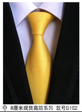 Load image into Gallery viewer, hot 100% silk plaid ties for men shirt wedding cravate pour homme jacquard woven necktie Party  gravata Business tie Formal lot