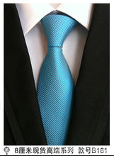 Load image into Gallery viewer, hot 100% silk plaid ties for men shirt wedding cravate pour homme jacquard woven necktie Party  gravata Business tie Formal lot