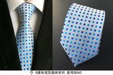 Load image into Gallery viewer, hot 100% silk plaid ties for men shirt wedding cravate pour homme jacquard woven necktie Party  gravata Business tie Formal lot