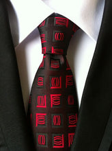 Load image into Gallery viewer, hot 100% silk plaid ties for men shirt wedding cravate pour homme jacquard woven necktie Party  gravata Business tie Formal lot