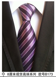hot 100% silk plaid ties for men shirt wedding cravate pour homme jacquard woven necktie Party  gravata Business tie Formal lot