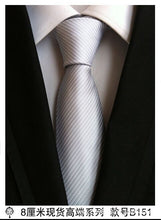 Load image into Gallery viewer, hot 100% silk plaid ties for men shirt wedding cravate pour homme jacquard woven necktie Party  gravata Business tie Formal lot