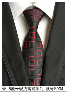 hot 100% silk plaid ties for men shirt wedding cravate pour homme jacquard woven necktie Party  gravata Business tie Formal lot