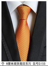 Load image into Gallery viewer, hot 100% silk plaid ties for men shirt wedding cravate pour homme jacquard woven necktie Party  gravata Business tie Formal lot