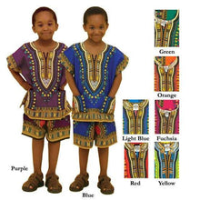 Load image into Gallery viewer, Children Dashiki Suit / Dashiki African Clothing