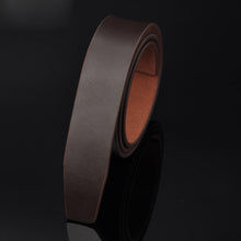 Load image into Gallery viewer, men&#39;s genuine leather belt male cowskin belt formal suit trousers belt cowhide no smooth buckle starp gift for men belts