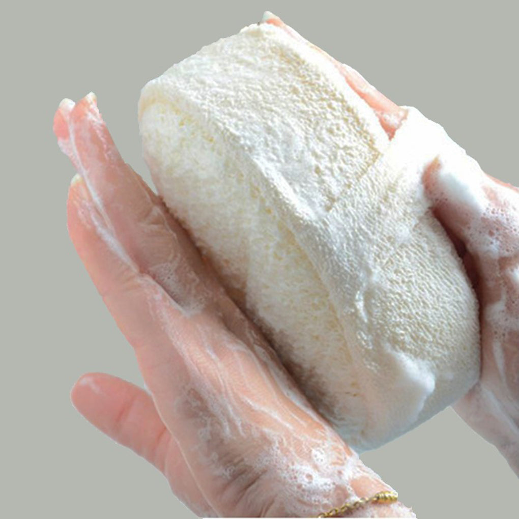 Natural Loofah Sponge Bath Ball Shower Rub Bath Shower Wash Body Pot Sponge Scrubber Durable Healthy Massage Brush