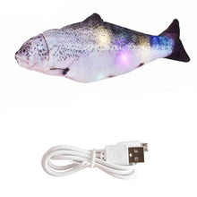 Load image into Gallery viewer, 30CM Electronic Pet Cat Toy Electric USB Charging Simulation Fish Toys for Dog Cat Chewing Playing Biting Supplies Dropshiping