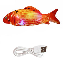 Load image into Gallery viewer, 30CM Electronic Pet Cat Toy Electric USB Charging Simulation Fish Toys for Dog Cat Chewing Playing Biting Supplies Dropshiping