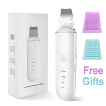 Load image into Gallery viewer, Ultrasonic Skin Scrubber Vibration Face Spatula Blackhead Remover Facial Scrubber Shovel Clean Cavitation Peeling Facial Lifting