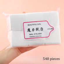 Load image into Gallery viewer, Lint-Free Paper Cotton Wipes Eyelash Glue Remover wipe the mouth of the glue bottle prevent clogging glue Cleaner Pads