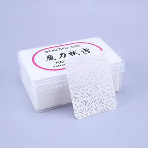 Lint-Free Paper Cotton Wipes Eyelash Glue Remover wipe the mouth of the glue bottle prevent clogging glue Cleaner Pads