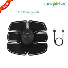 Load image into Gallery viewer, USB Rechargeable EMS Muscle Stimulator Wireless Buttocks Hip Trainer Abdominal ABS Stimulator Fitness Body Slimming Massager