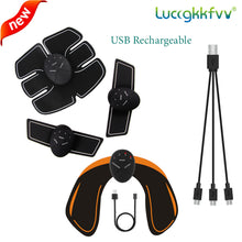 Load image into Gallery viewer, USB Rechargeable EMS Muscle Stimulator Wireless Buttocks Hip Trainer Abdominal ABS Stimulator Fitness Body Slimming Massager