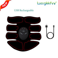 Load image into Gallery viewer, USB Rechargeable EMS Muscle Stimulator Wireless Buttocks Hip Trainer Abdominal ABS Stimulator Fitness Body Slimming Massager