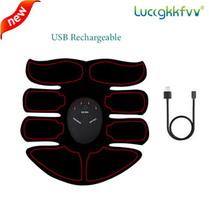 USB Rechargeable EMS Muscle Stimulator Wireless Buttocks Hip Trainer Abdominal ABS Stimulator Fitness Body Slimming Massager