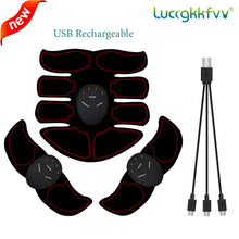 Load image into Gallery viewer, USB Rechargeable EMS Muscle Stimulator Wireless Buttocks Hip Trainer Abdominal ABS Stimulator Fitness Body Slimming Massager