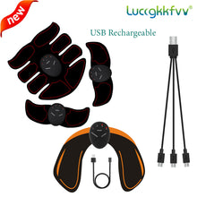 Load image into Gallery viewer, USB Rechargeable EMS Muscle Stimulator Wireless Buttocks Hip Trainer Abdominal ABS Stimulator Fitness Body Slimming Massager