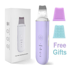 Load image into Gallery viewer, Ultrasonic Skin Scrubber Vibration Face Spatula Blackhead Remover Facial Scrubber Shovel Clean Cavitation Peeling Facial Lifting