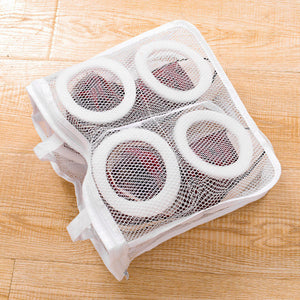 Washing Machine Shoes Bag Travel Shoe Storage bags Portable Mesh Laundry bag Anti-deformation Protective Clothes organizer