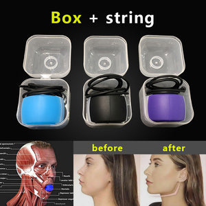 Fitness Face Masseter men facial pop n go mouth jawline Jaw Exerciser Muscle chew ball chew bite breaker training