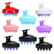 Load image into Gallery viewer, Soft Silicone Head Scalp Massage Comb Shampoo Brush Hair Washing Comb Bath  Shower Brush Hair Salon Hairdressing Tool